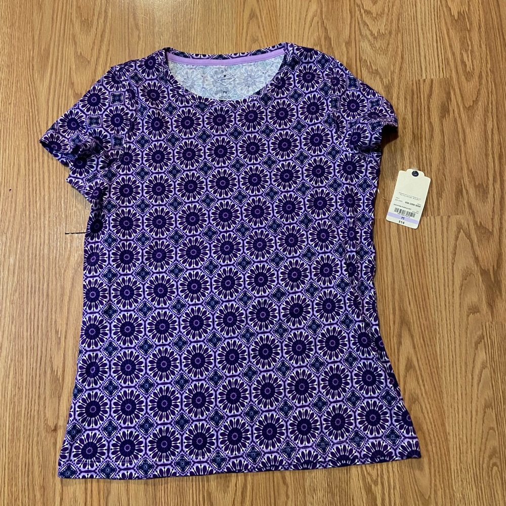 St. John’s Bay Purple Shirt new with tags